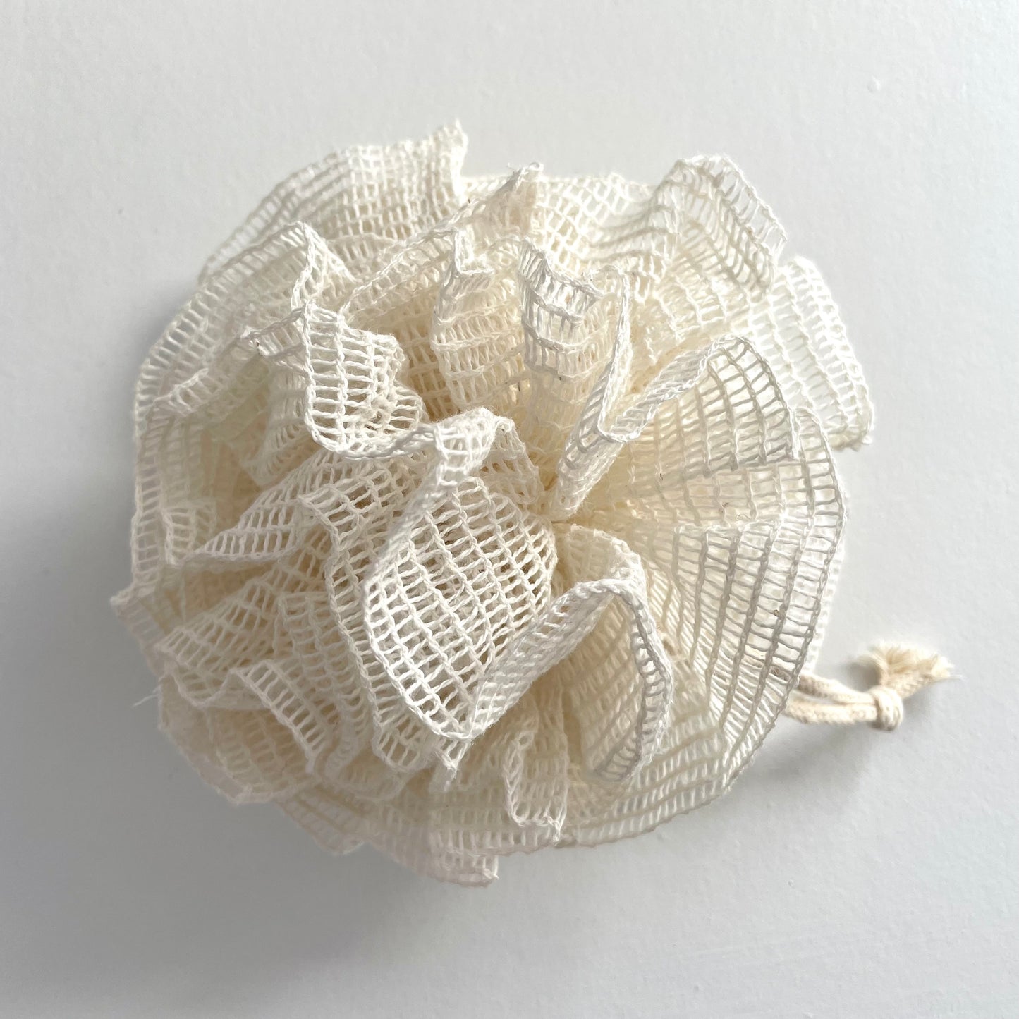 natural and sustainable ramie fiber bath loofah sponge pouf