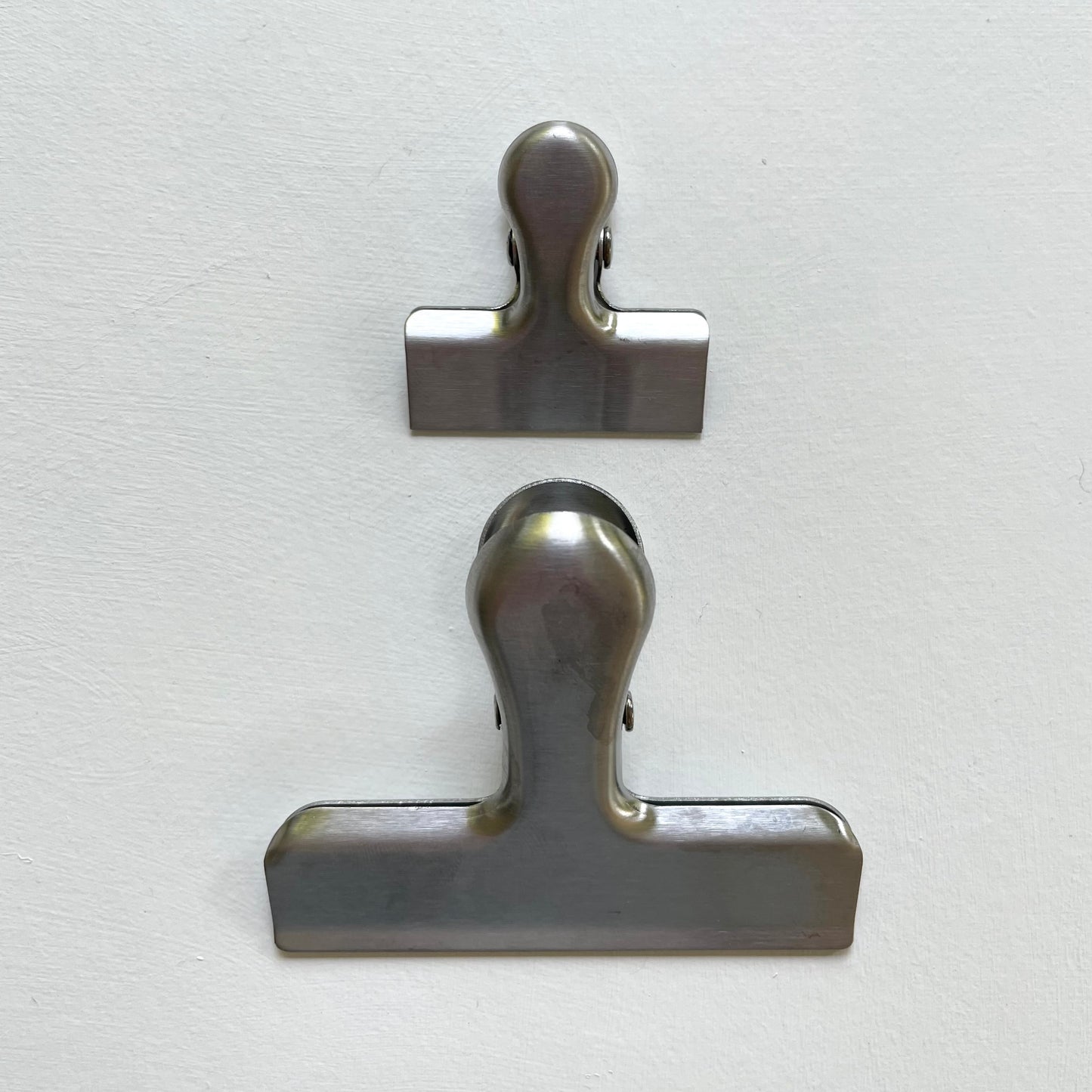 silver metallic metal kitchen chip bag clip office clip
