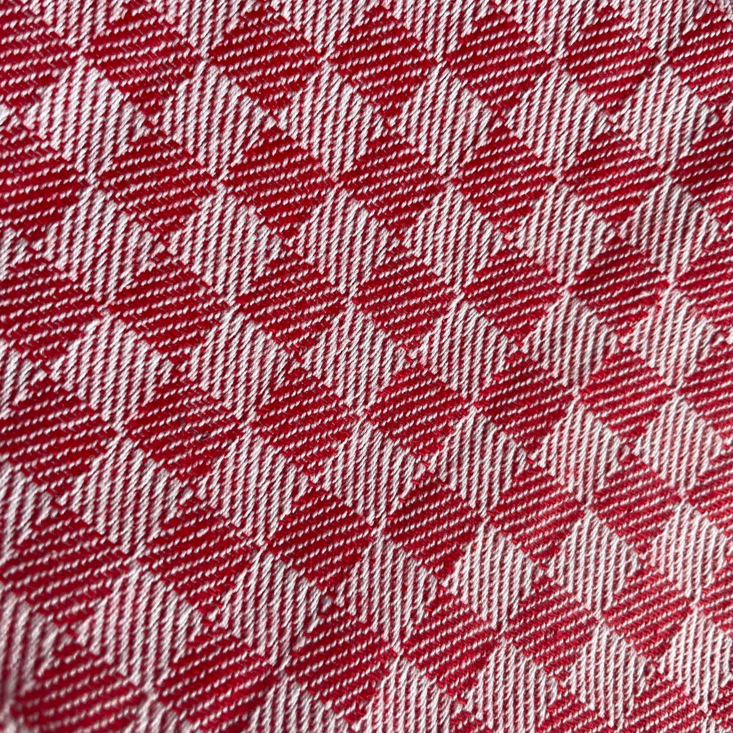 20 inch square handwoven check 100% cotton napkins - set of 4