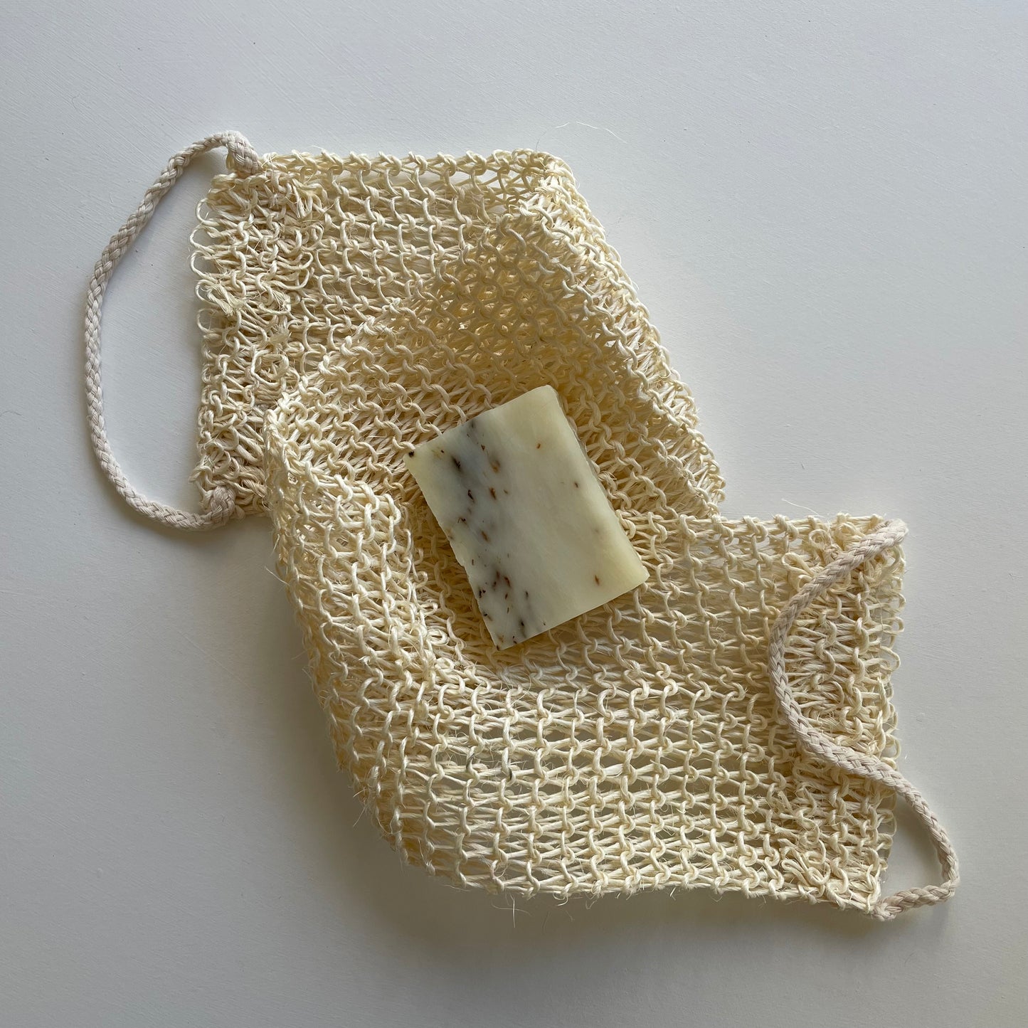 sisal exfoliating back scrubber strap