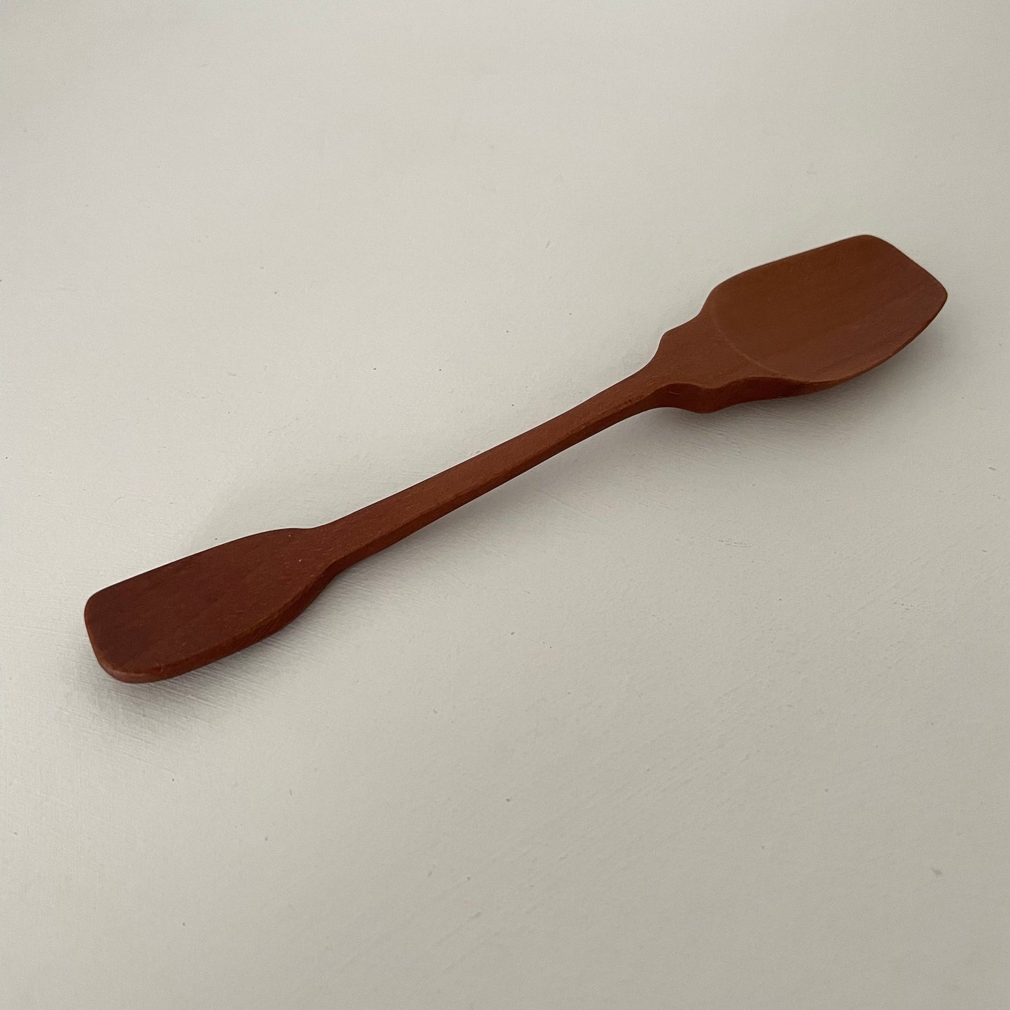 handcrafted sao wood flat ice cream or jam spoon