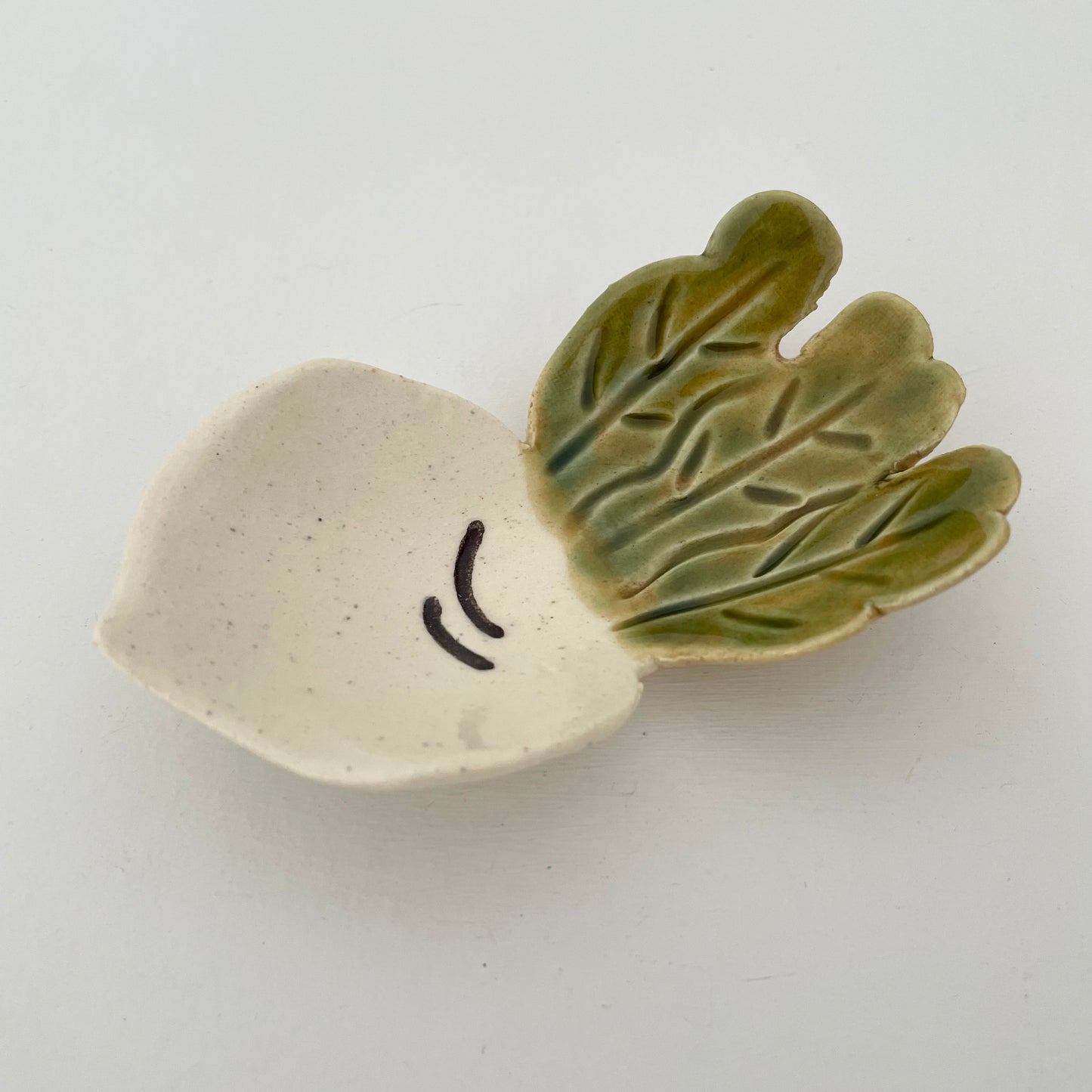 Handmade ceramic mini vegetable and fruit dishes