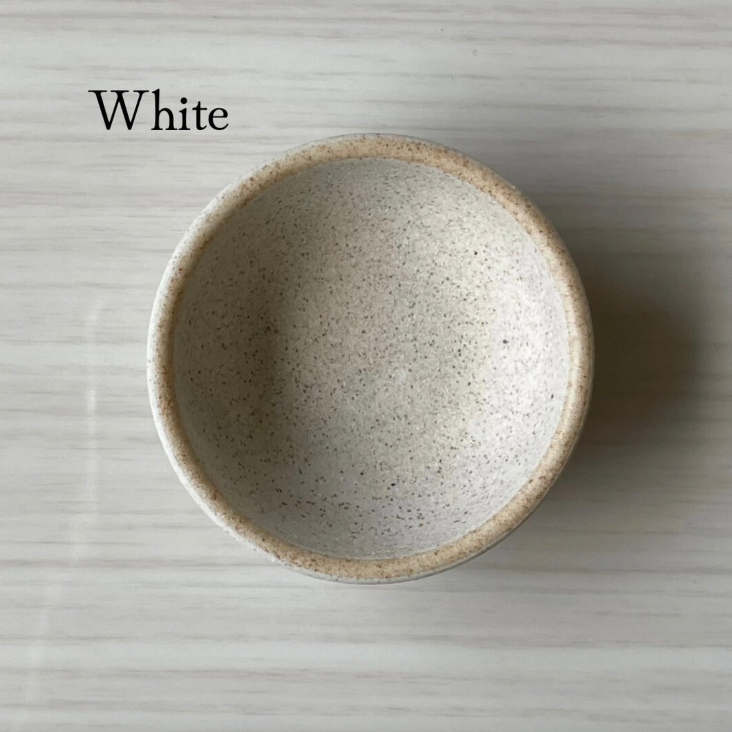 matte white 2" itty bitty handmade ceramic Japanese condiment bowls or ring dish