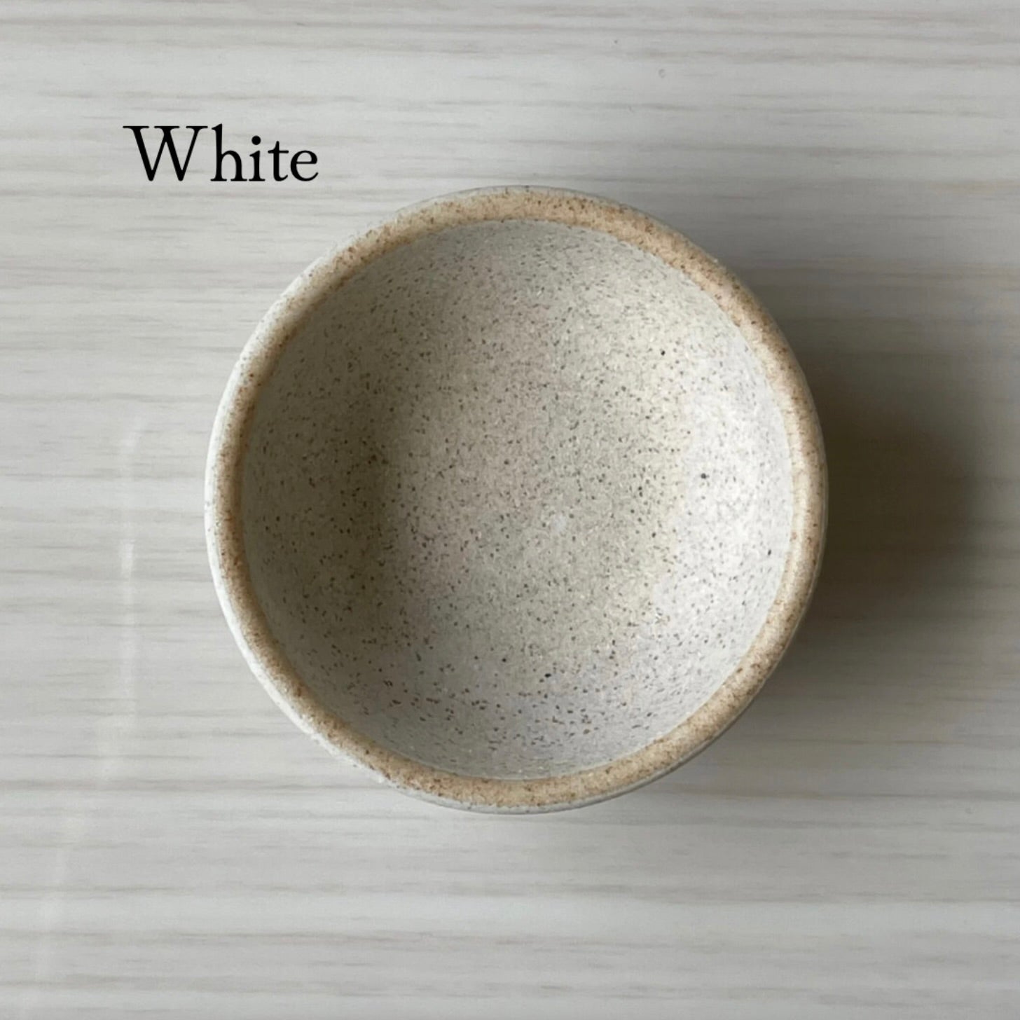 matte white 2" itty bitty handmade ceramic Japanese condiment bowls or ring dish