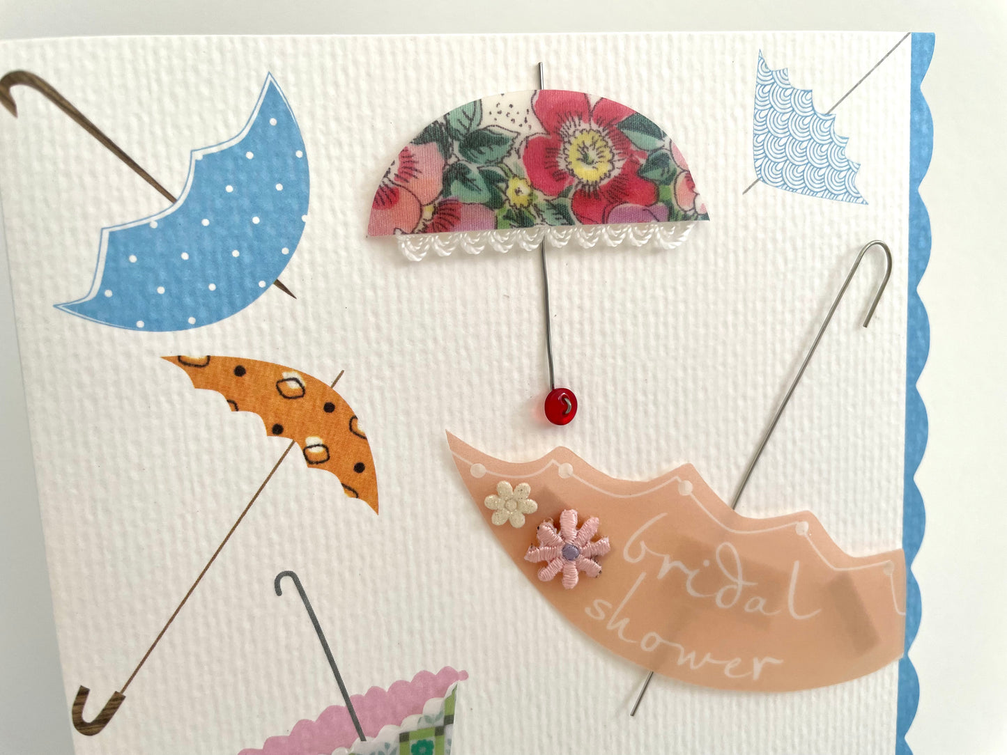 umbrella bridal shower card