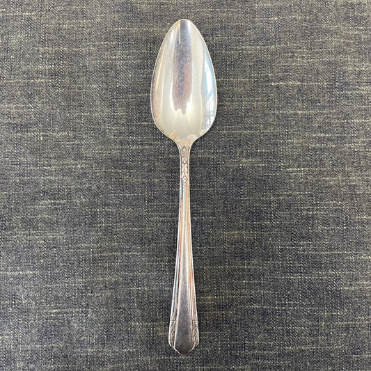 antique silver plate spoon