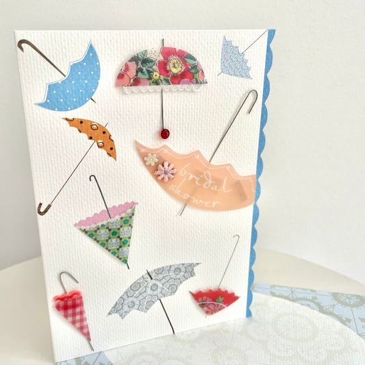 umbrella bridal shower card