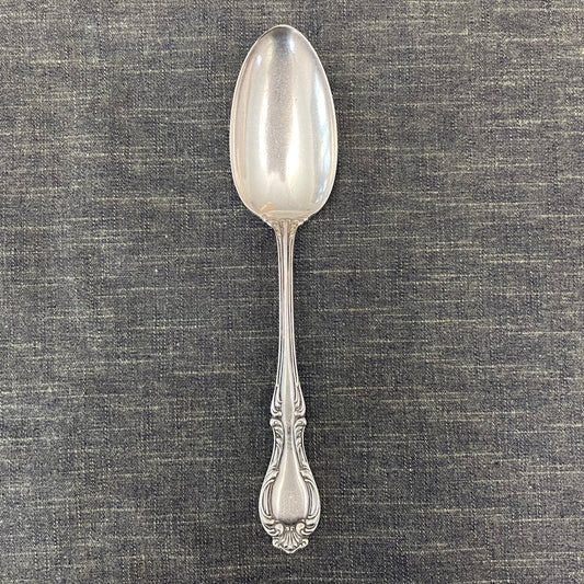 antique silver serving spoon or prop photography