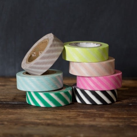 wide airmail stripe masking tape rolls