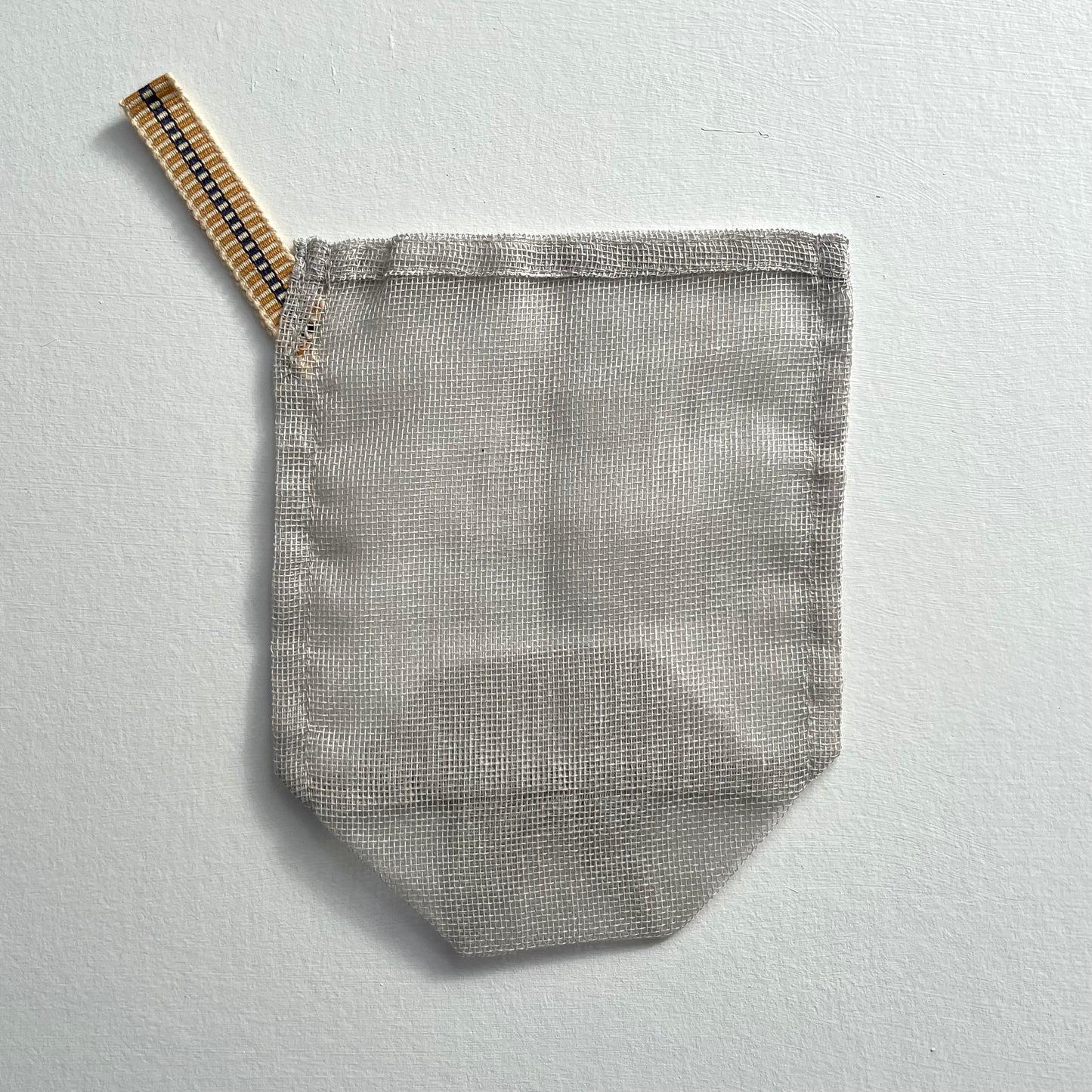 grey small 100 percent cotton mesh mosquito net yellow small eco produce bag