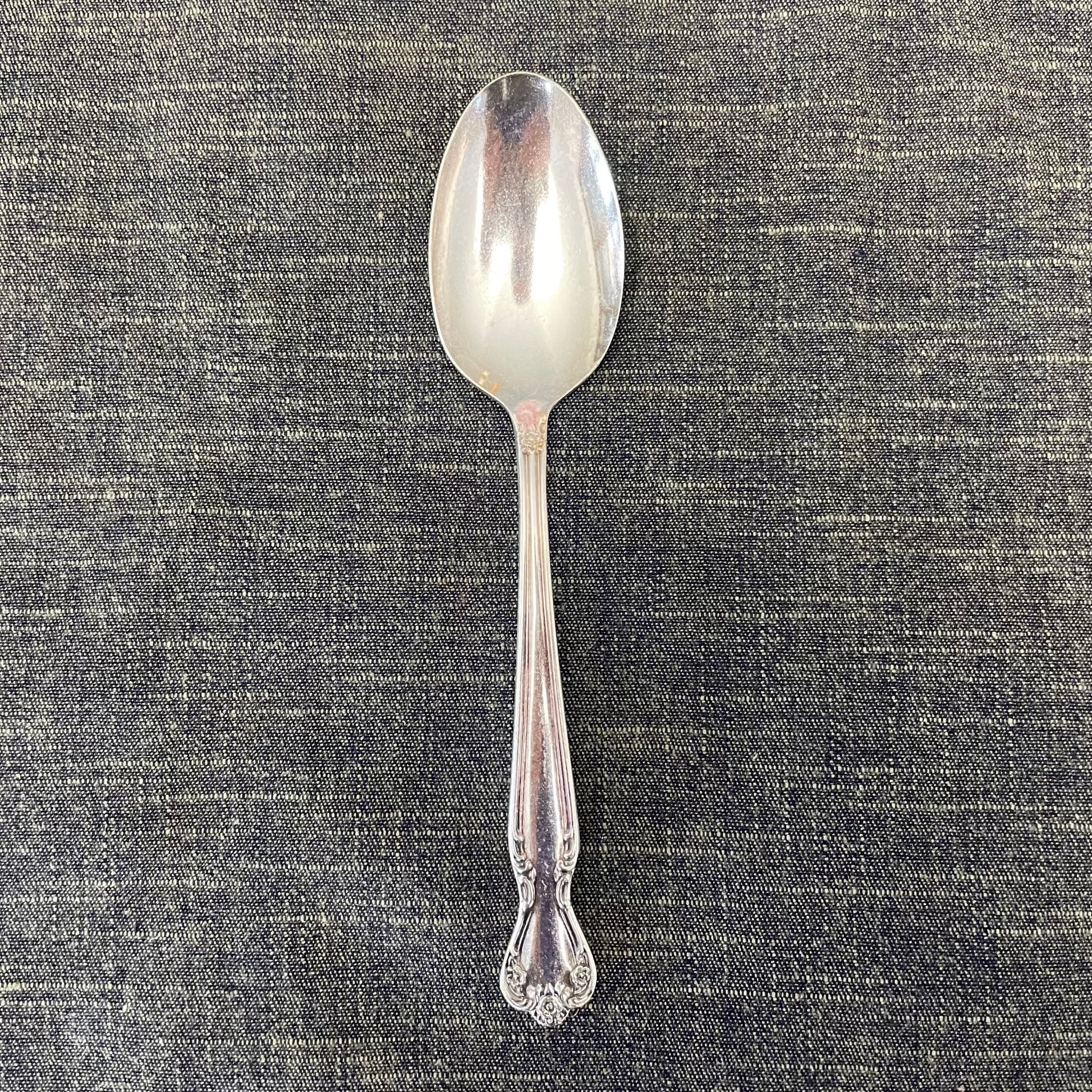 antique silver plate spoon