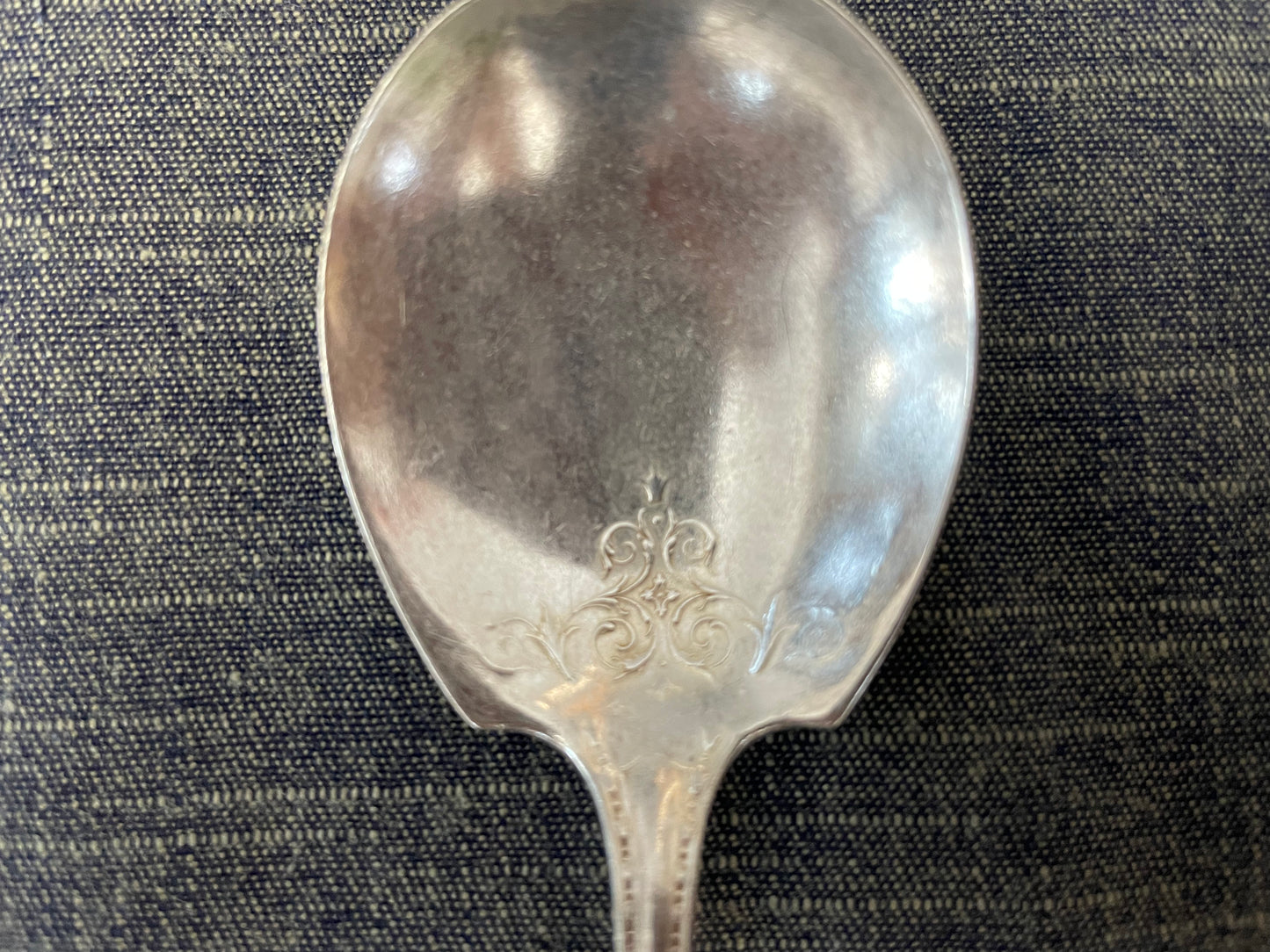 antique silver small serving for serving or prop photography