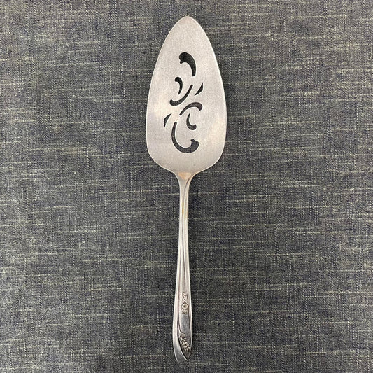 antique silver pie or cake server for serving or prop photography