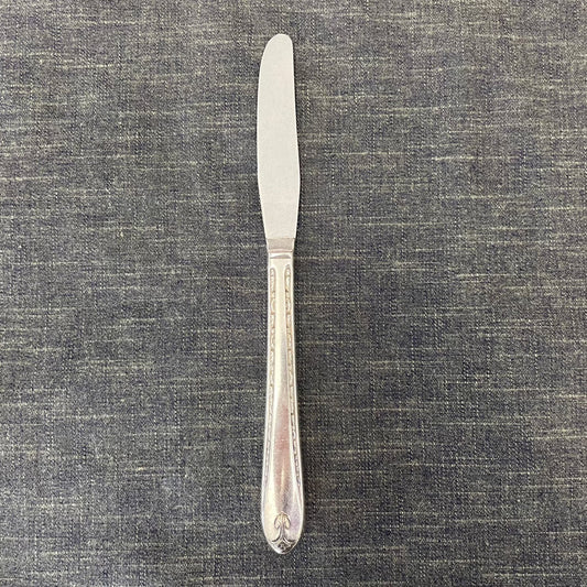 antique silver plate knife