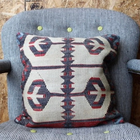 vintage kilim 16x16 pillow cover