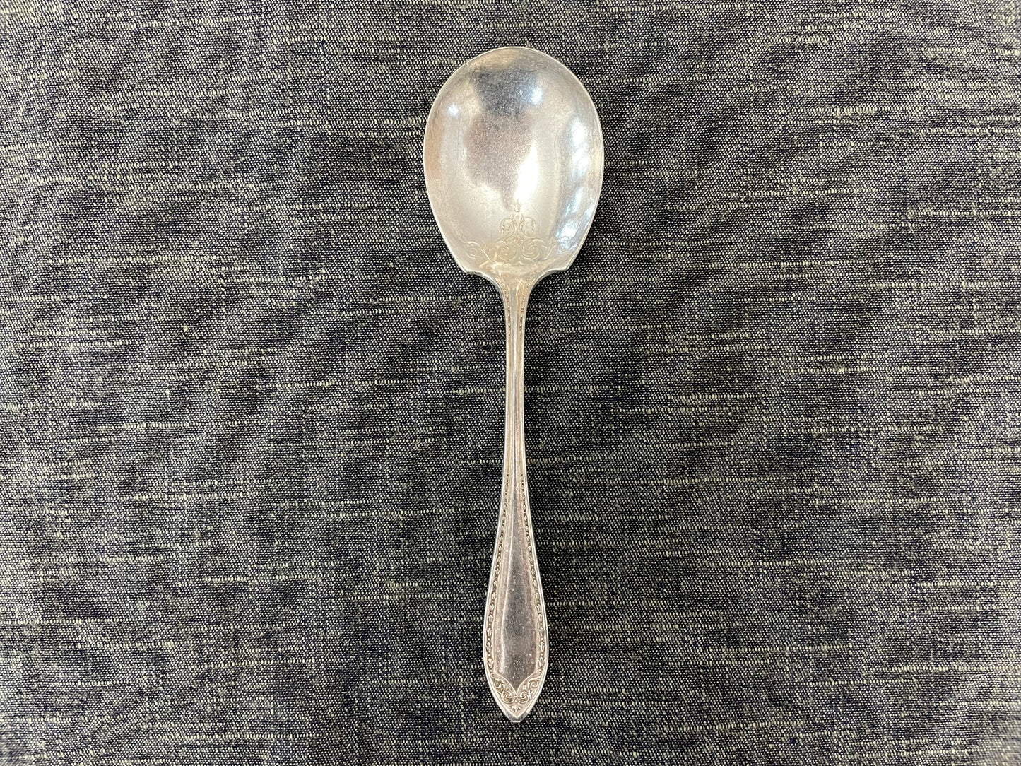 antique silver small serving for serving or prop photography