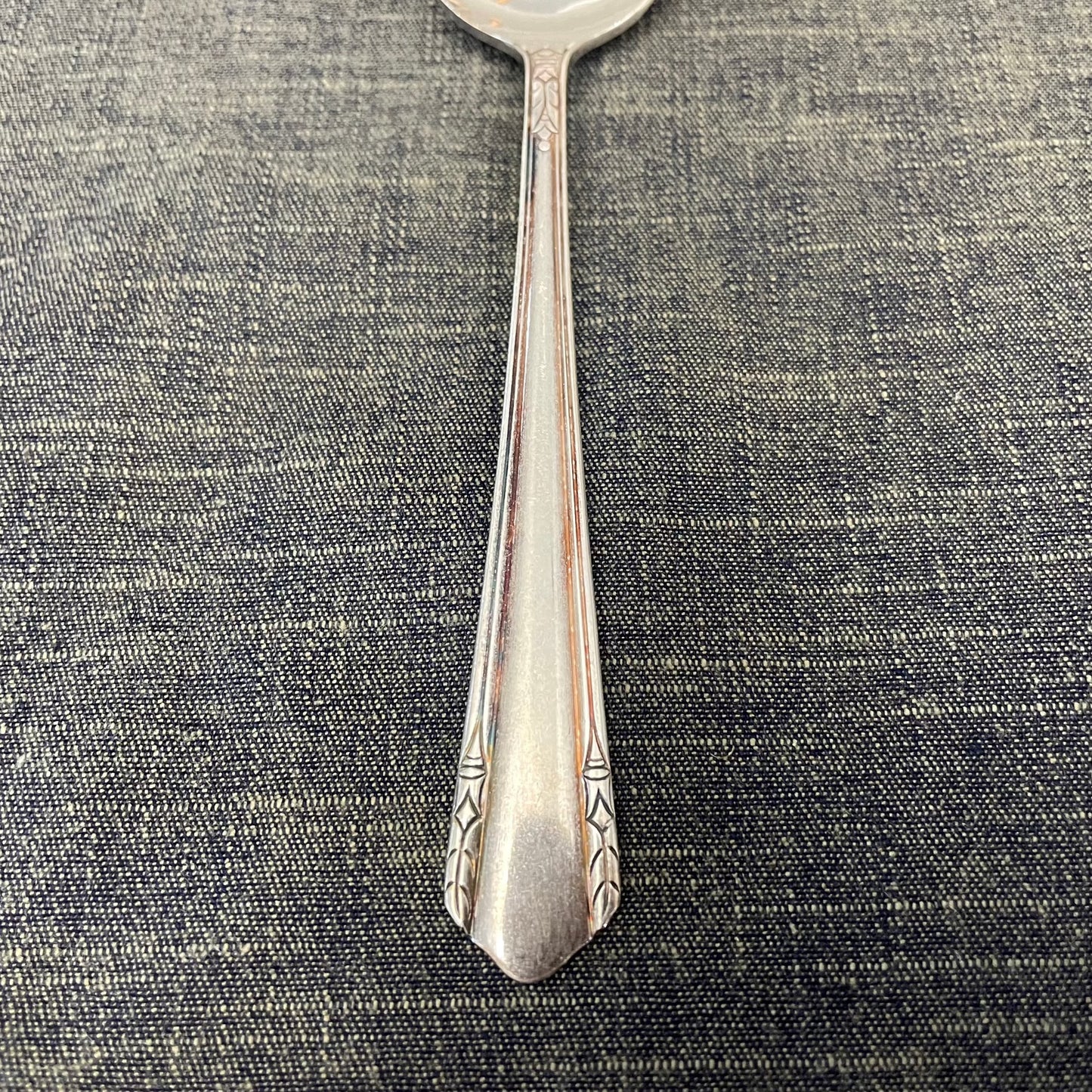 antique silver plate spoon
