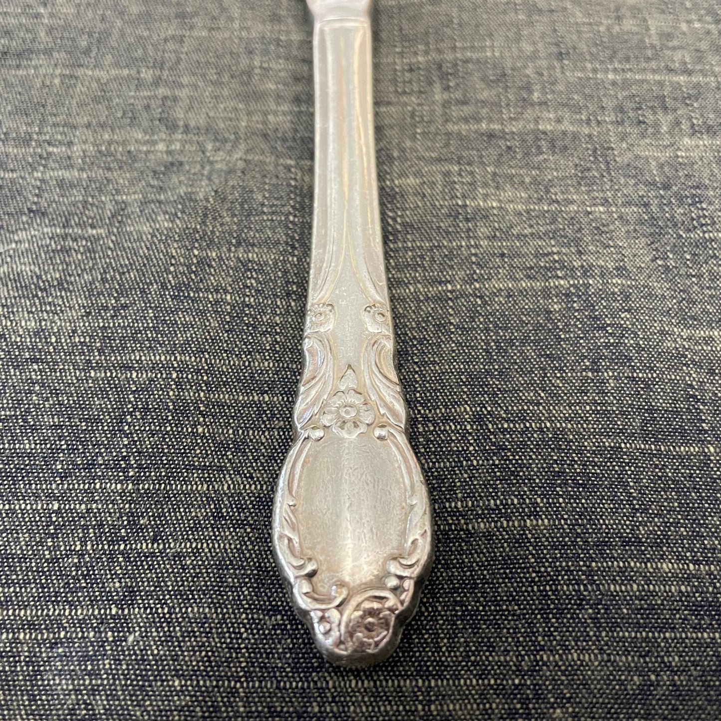 antique silver plate knife