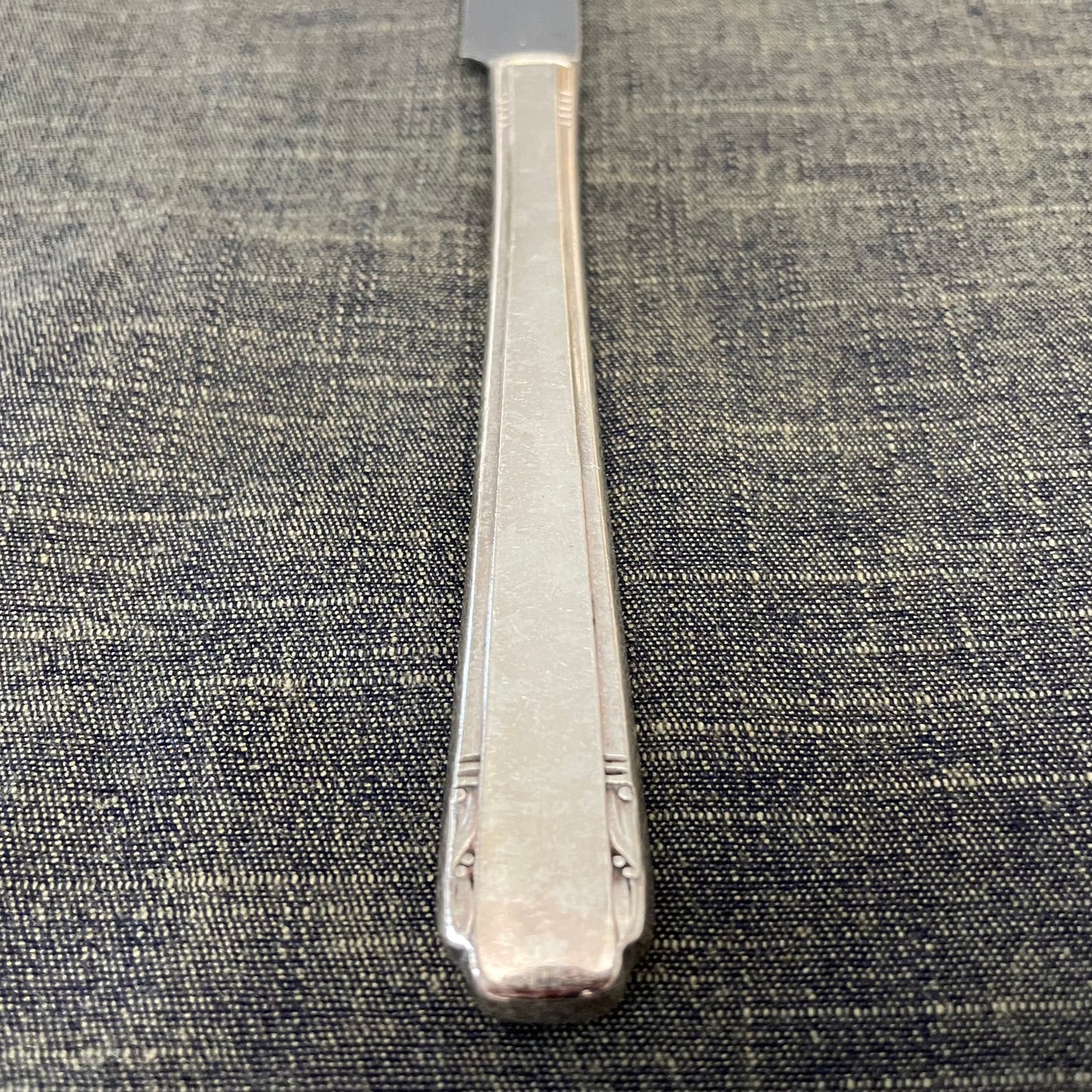antique silver plate knife
