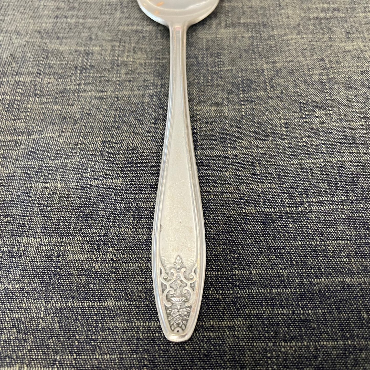 antique silver plate spoon