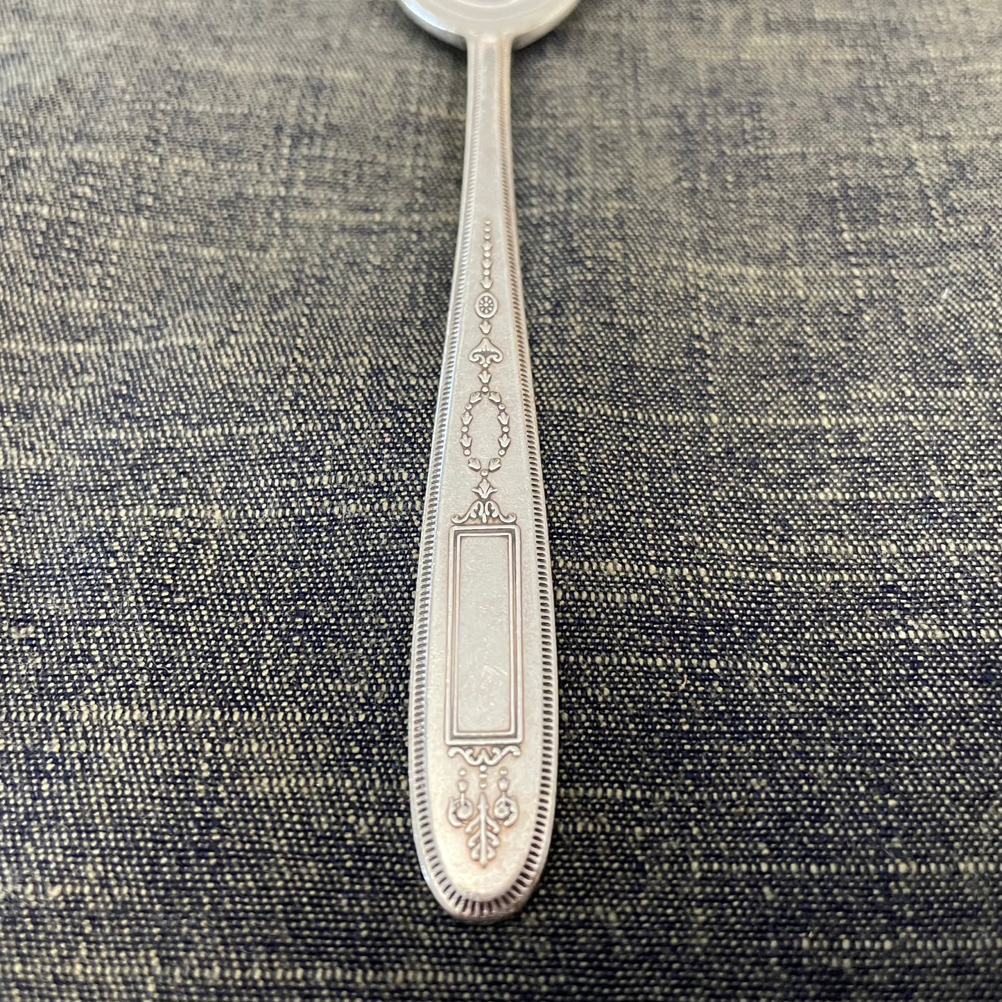 antique silver plate spoon