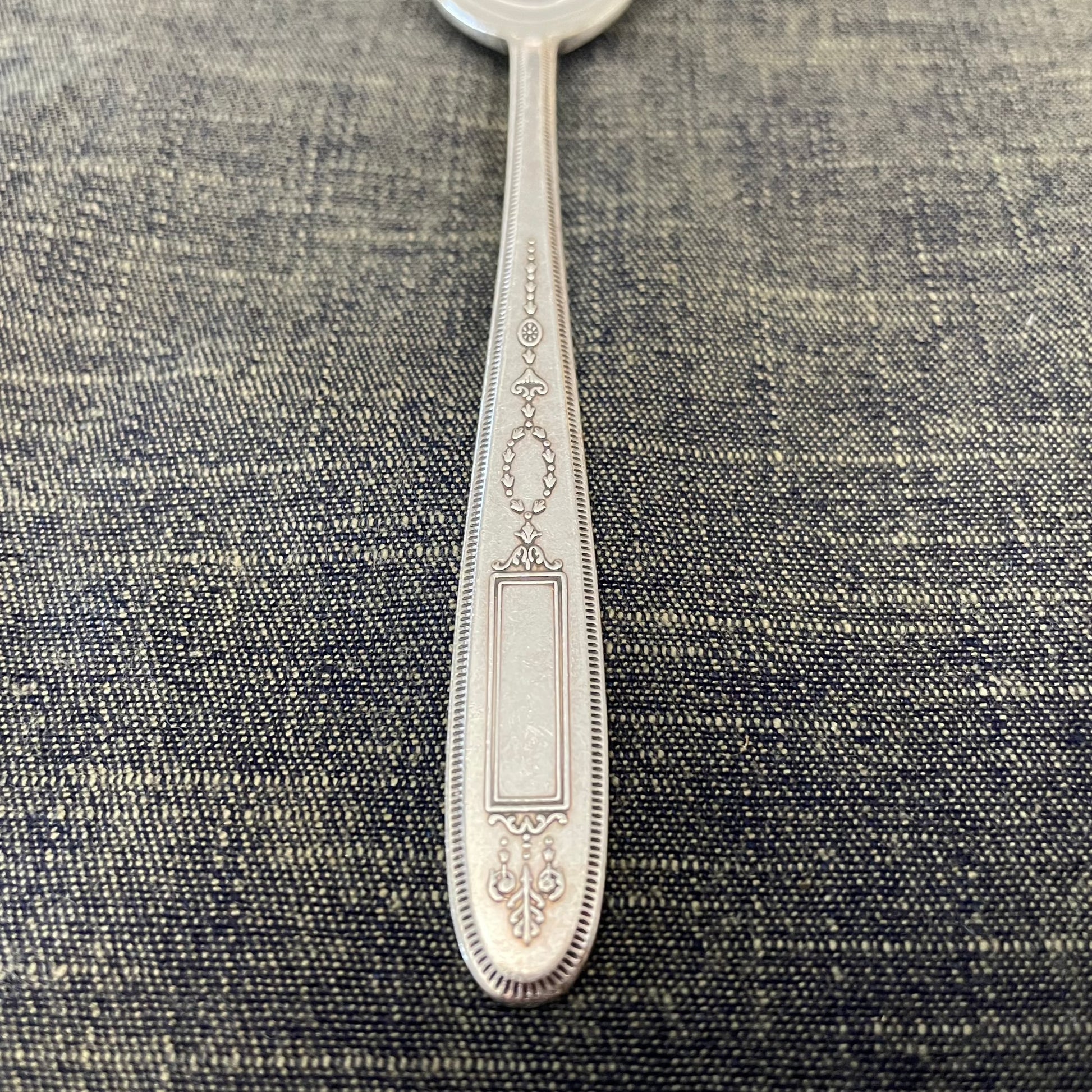 antique silver plate spoon