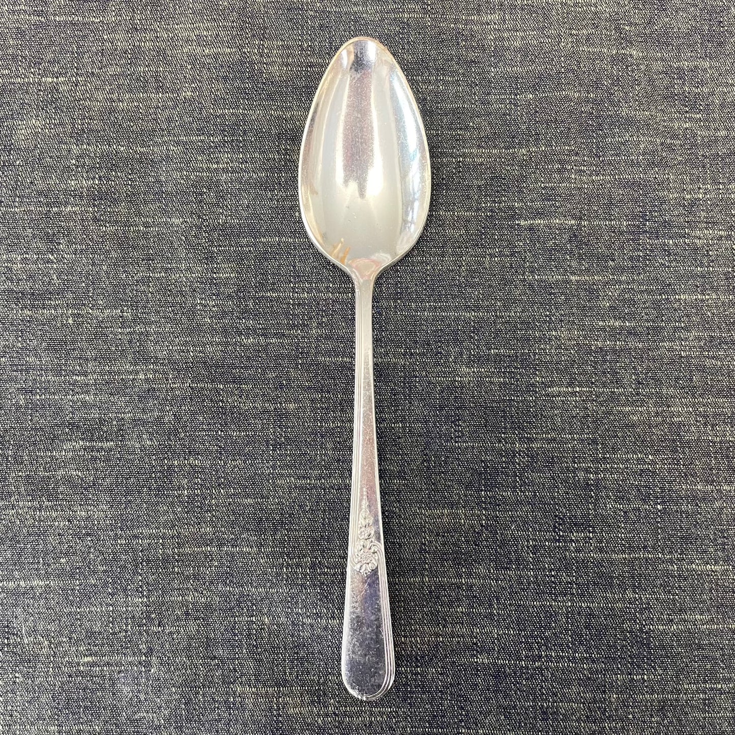 antique silver plate spoon