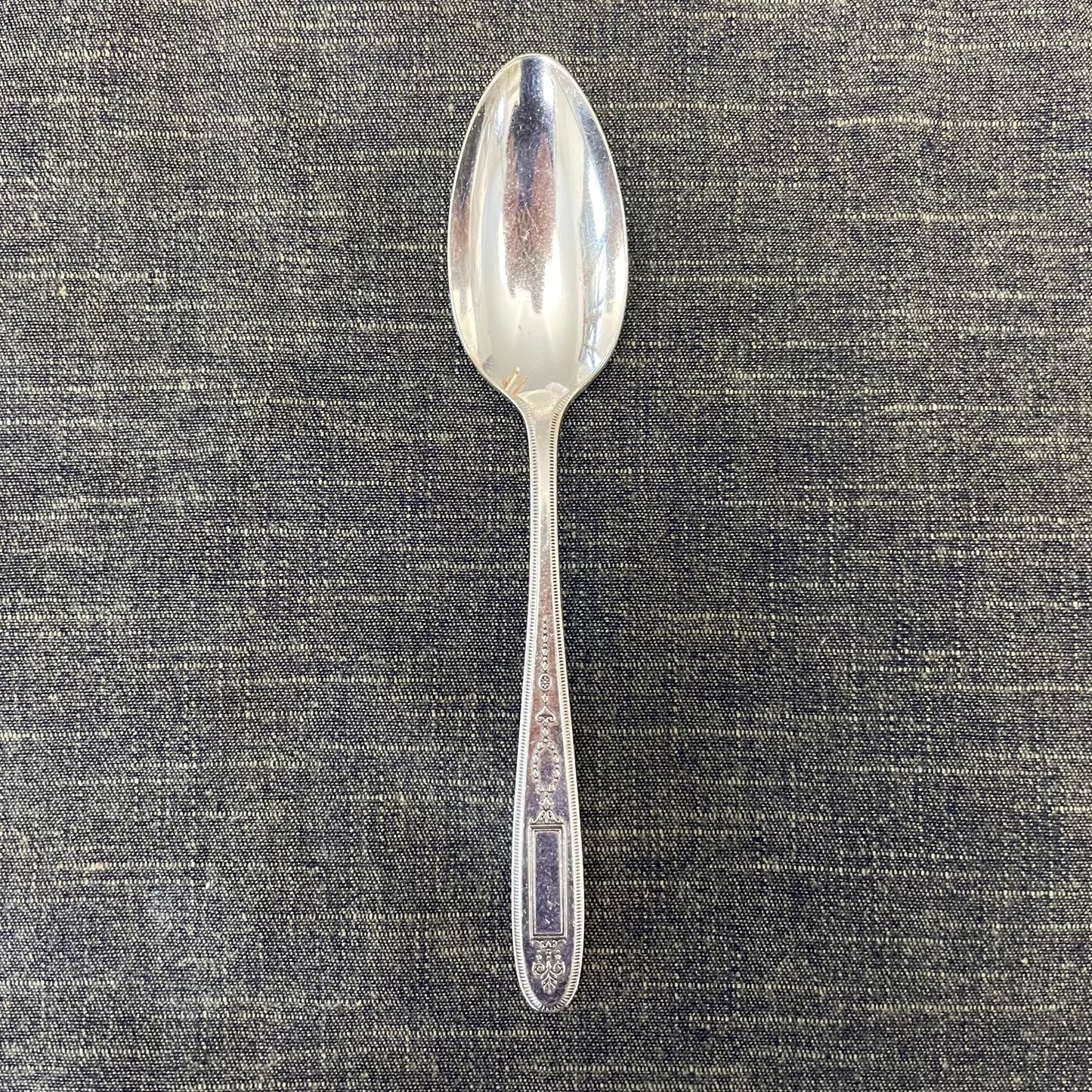 antique silver plate spoon