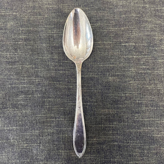 antique silver plate spoon