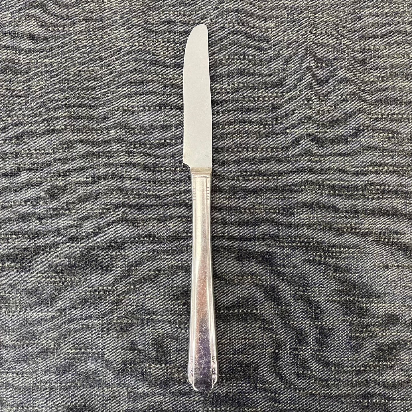 antique silver plate knife