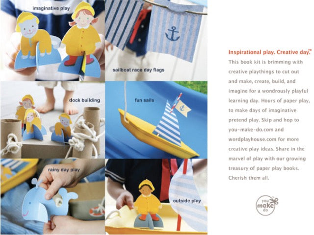 sail away paper play kit