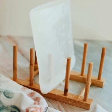 eco bamboo kitchen drying rack