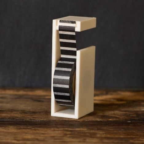 white Japanese single washi tape dispenser
