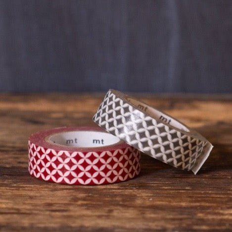 MT Brand graphic diamond circle print Japanese washi masking tape rolls
