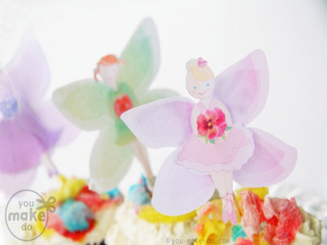 do it yourself party kit for a fairy blossom theme