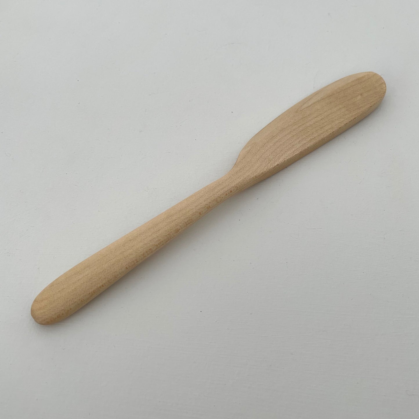 handmade maple wood spreader for jam or butter made in Indonesia