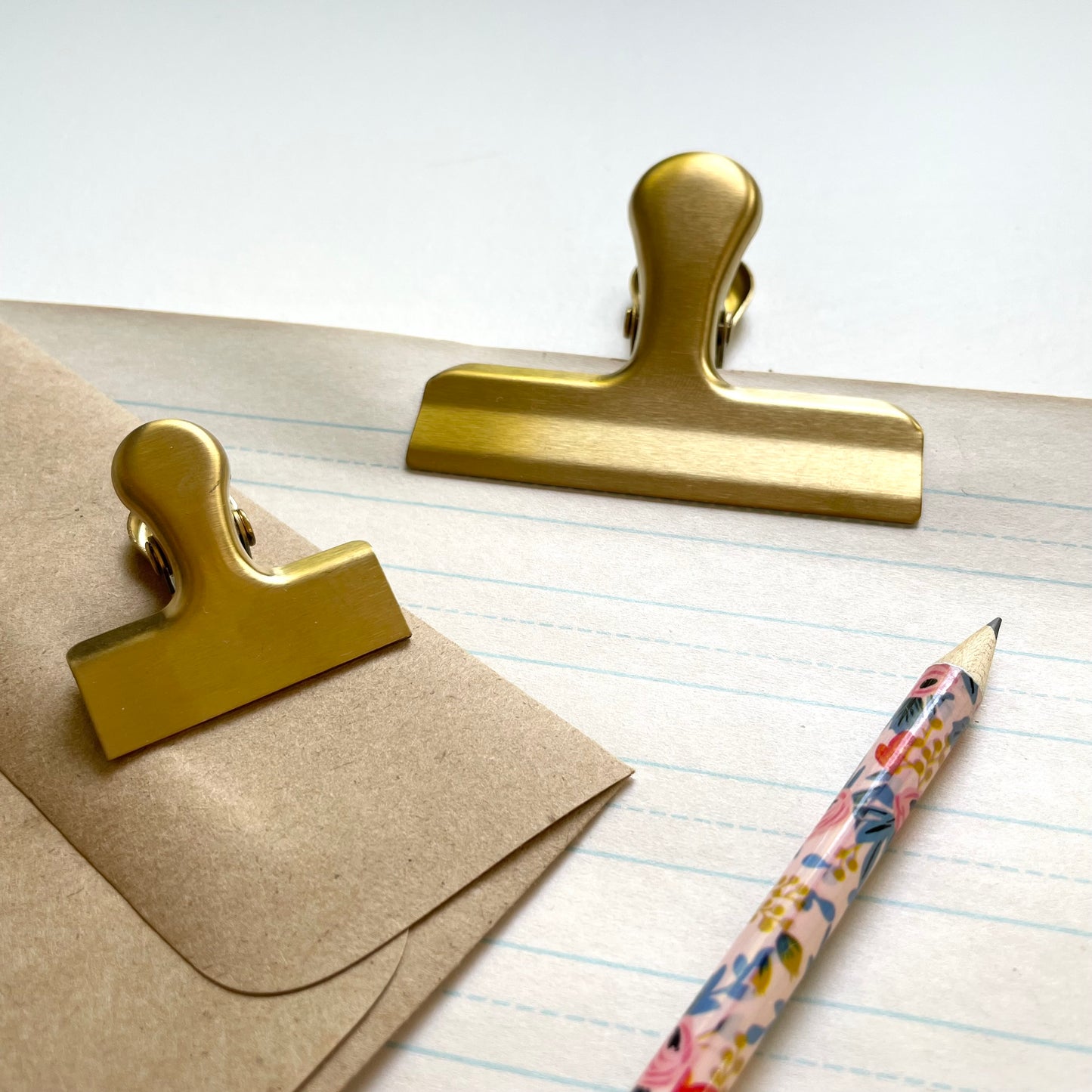 gold metallic metal kitchen chip bag clip office clip