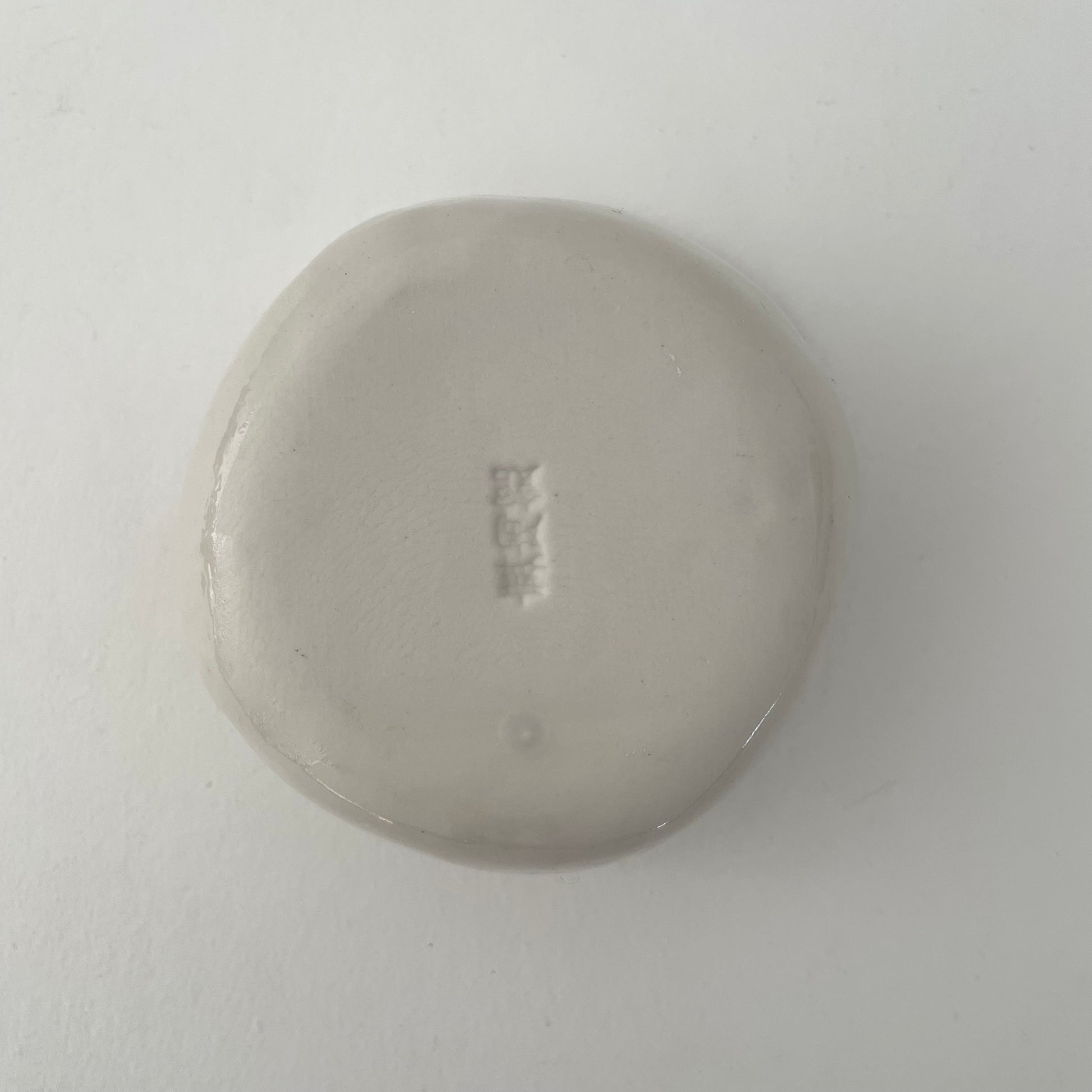 cream and blue dot handmade Japanese ceramic small mini bowl