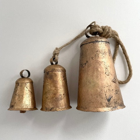 Brass Bell Ornament-Medium – Stitch and Tickle