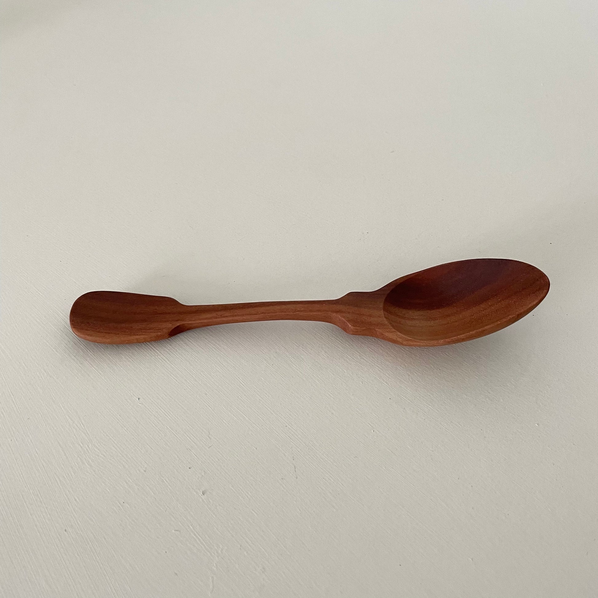 handcrafted sao wood medium condiment spoon