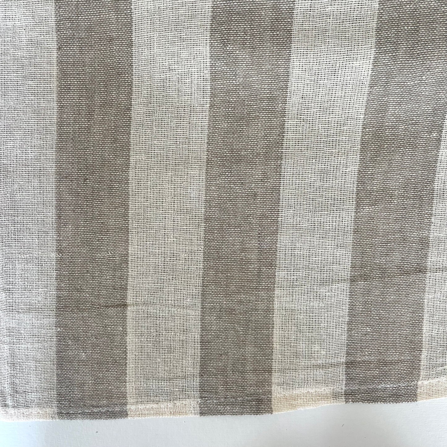 100% cotton striped tablecloth