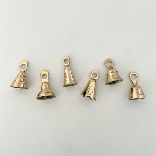 1 3/4-2" brass flared and tulip collector bells w/ metal striker