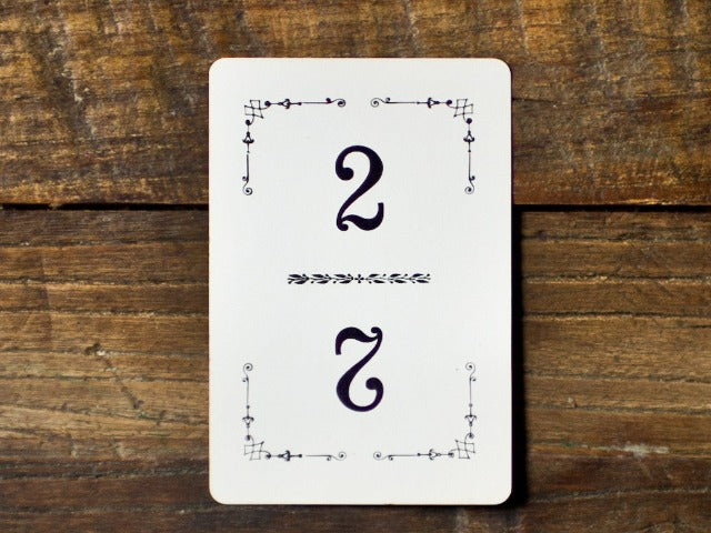 vintage table numbers for parties and weddings