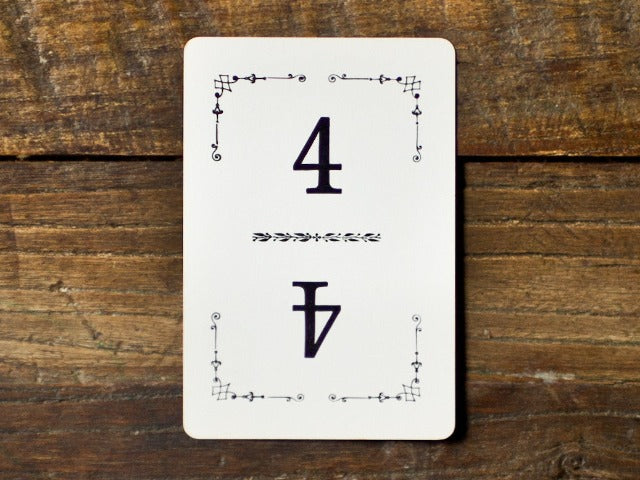 vintage table numbers for parties and weddings