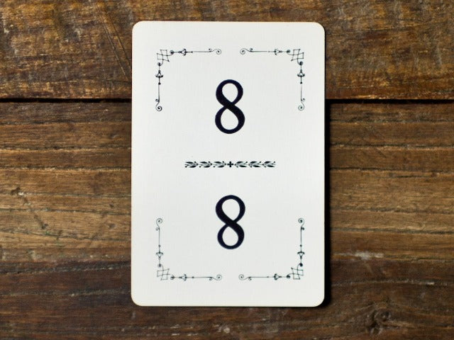 vintage table numbers for parties and weddings