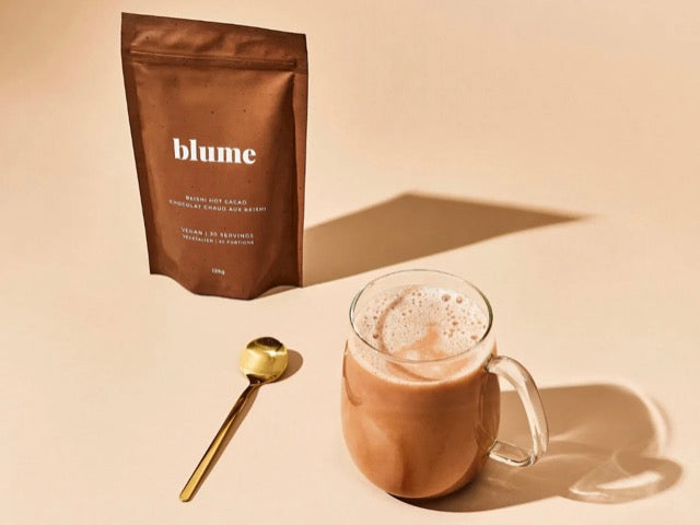 Blume vegan reishi hot cocoa latte blend