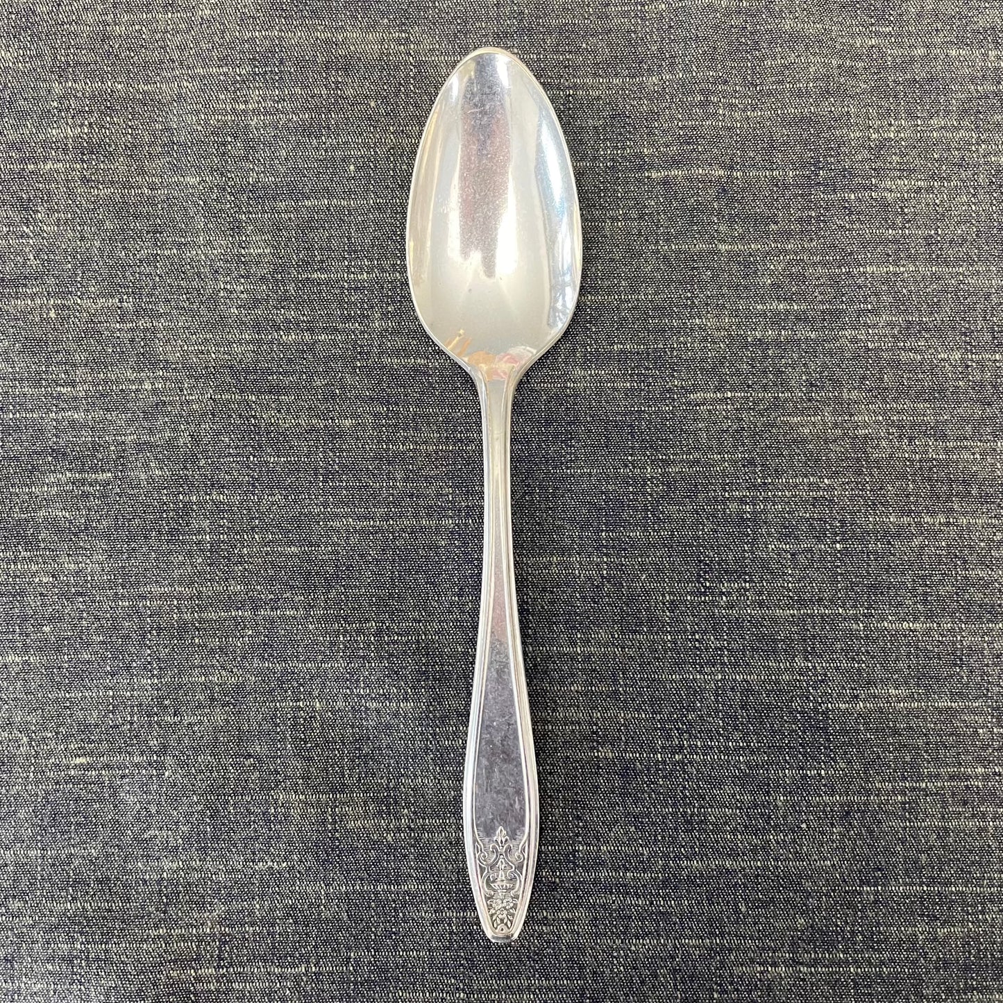 antique silver plate spoon