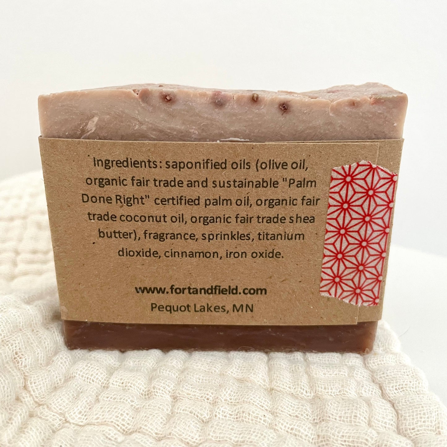 cookie hand poured soap bar