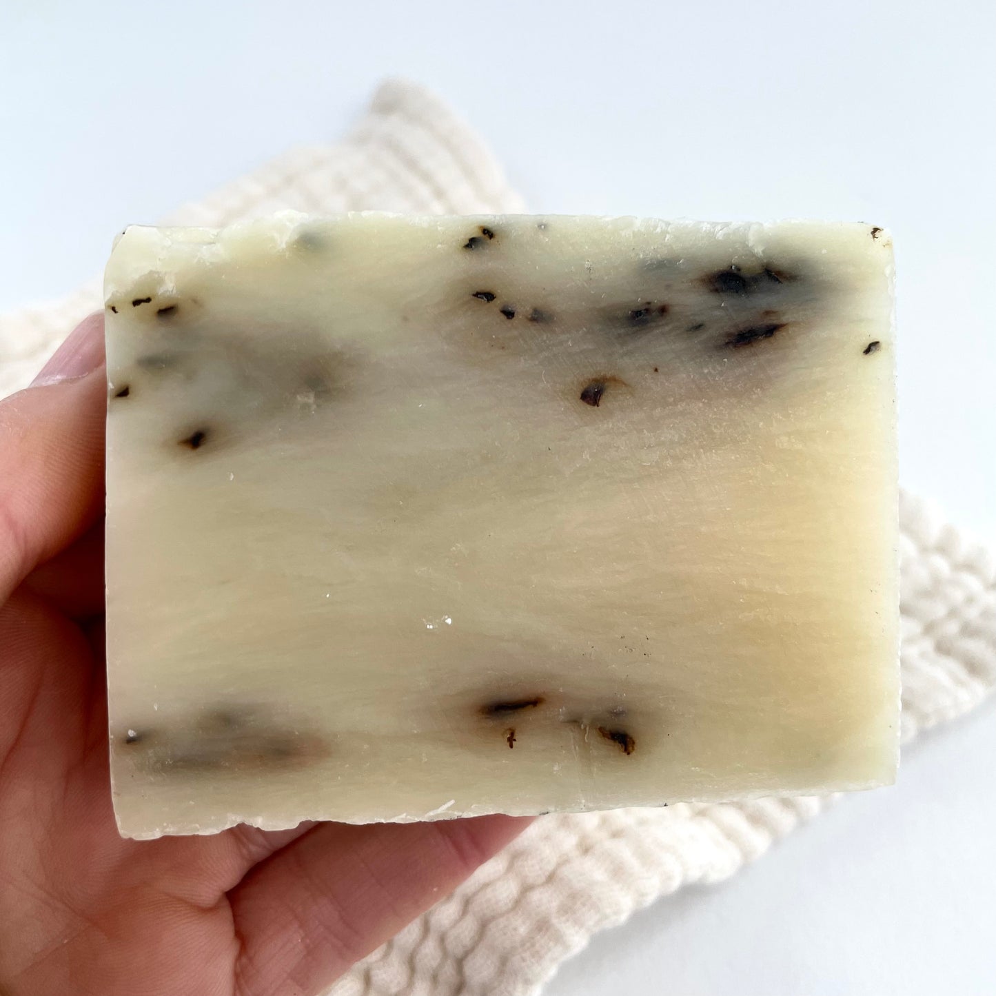 peppermint hand poured soap bar