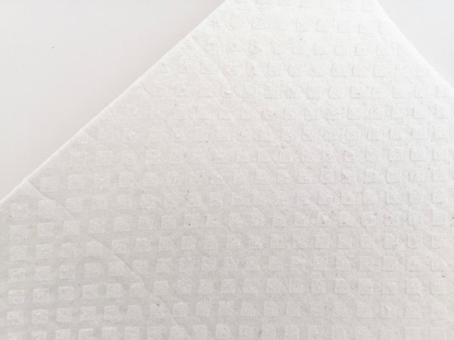 ultra-absorbent simple white eco sustainable compostable Swedish dish cloth